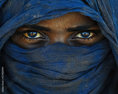  tuareg blue veil,