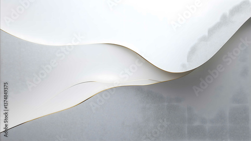 Minimalist elegant banner white background subtle gold accents thin black lines sleek typography luxury feel modern and clean composition soft gradients lots of