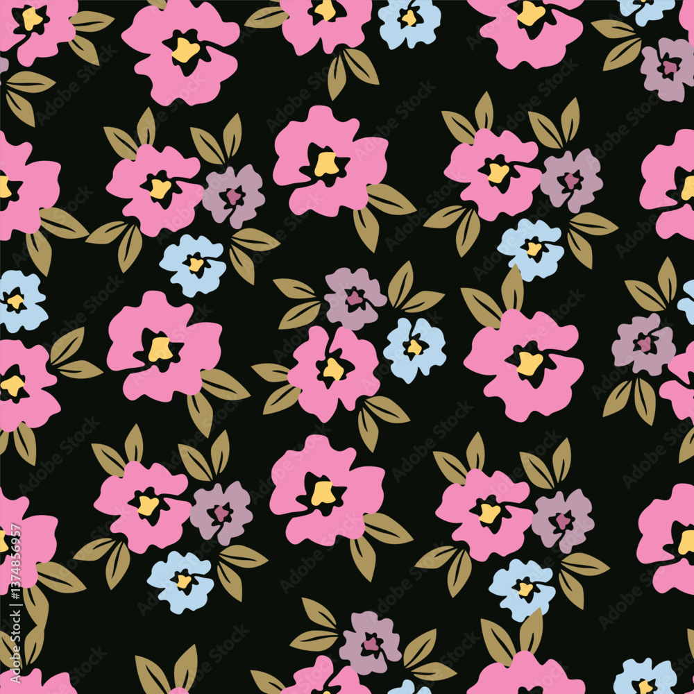 custom made wallpaper toronto digitaltextile design with flower abstract pattern image background