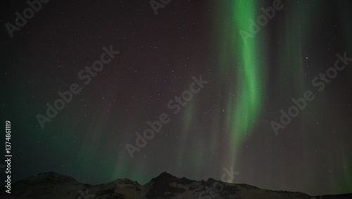 Northern lights in Southern Iceland