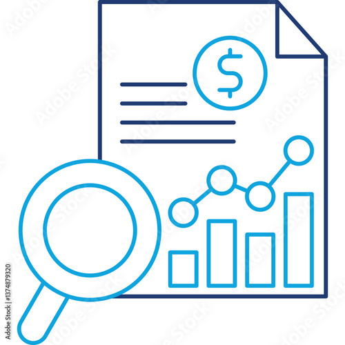 Financial Projections line color icon