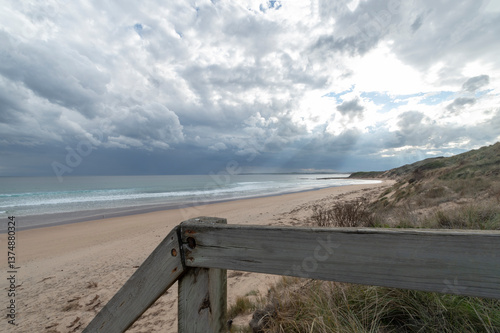 Wallpaper Mural waves breaking over the rocks Torontodigital.ca