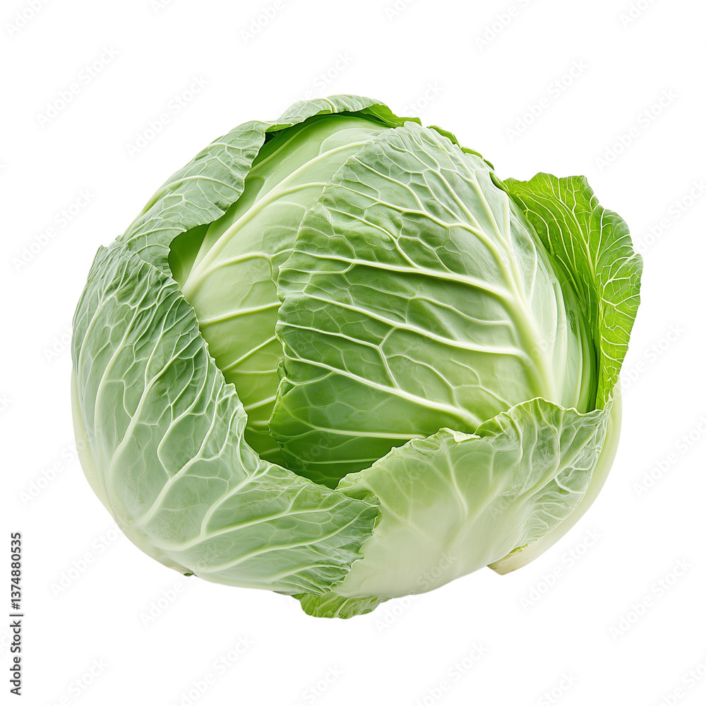 Cabbage isolated on transparent background Cabbage isolated on transparent background