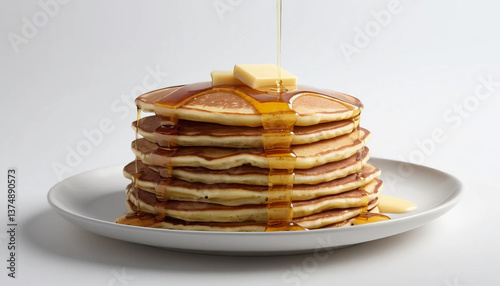 Wallpaper Mural pancakes on a plate Torontodigital.ca