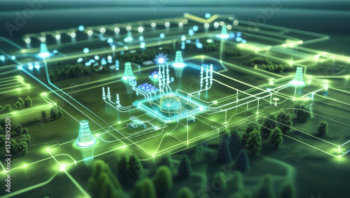 Digital Twin Of Energy Grid Enhancing Efficiency Through Power Demand Prediction, Outage Detection, And Integration Of Renewable Energy Sources.	
