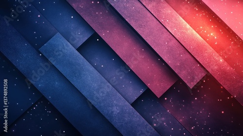 Abstract Diagonal Stripes Red Blue Background Design