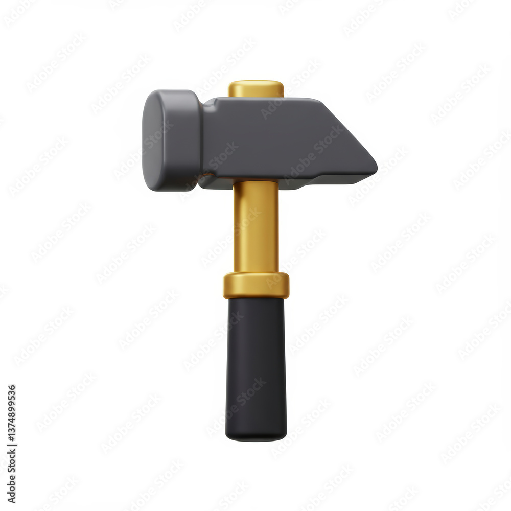 Isolated Hammer Close Up Tool for Construction and Home Improvement Isolated Hammer Close Up Tool for Construction and Home Improvement