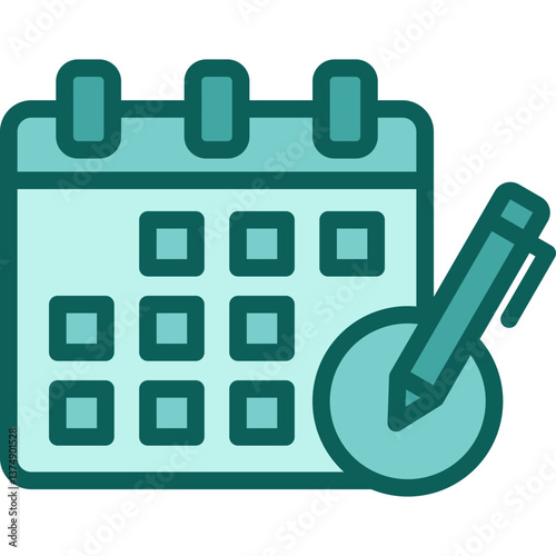 Edit Calendar solid icon