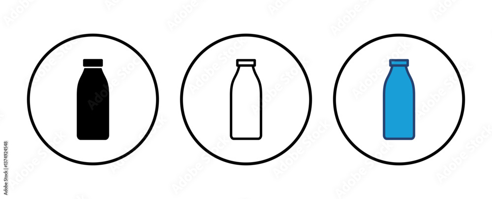 Bottle icon vector. bottle vector icon Bottle icon vector. bottle vector icon