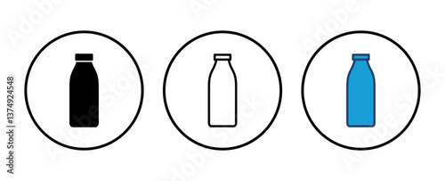 Bottle icon vector. bottle vector icon