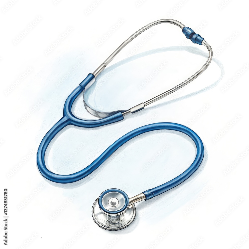stethoscope on white background stethoscope on white background