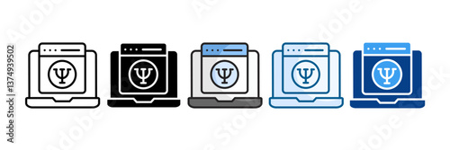 Counseling Icon Set Multiple Style Collection