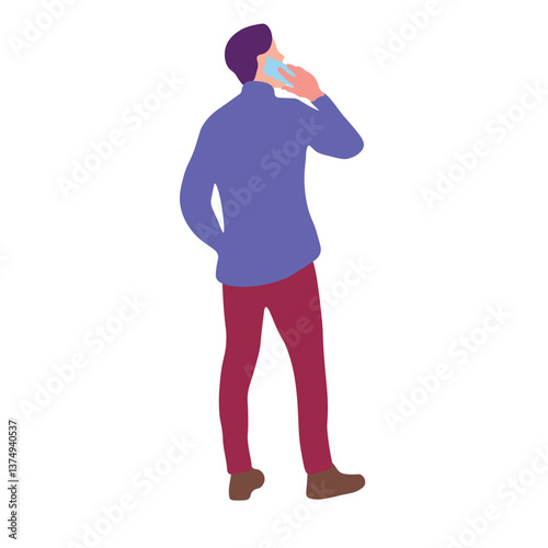 Person on Phone