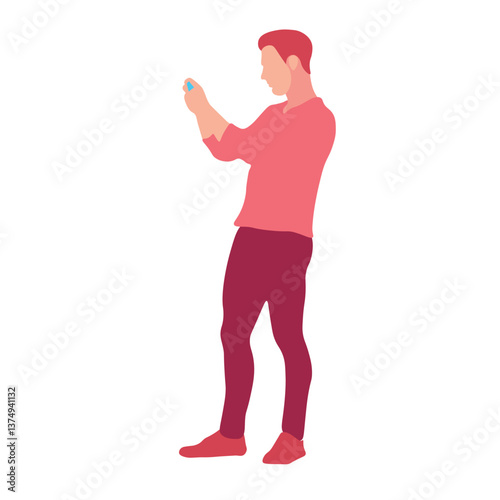 Person Taking a Photo