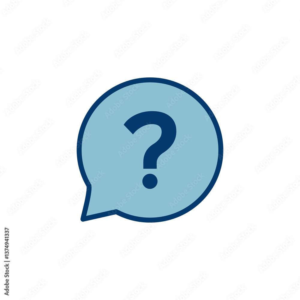 Question Icon vector isolated on white background. Question mark sign. help icon. Faq Question Icon vector isolated on white background. Question mark sign. help icon. Faq