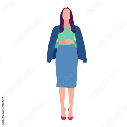 Woman in Business Attire