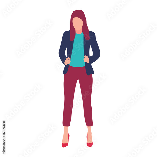 Woman in business attire
