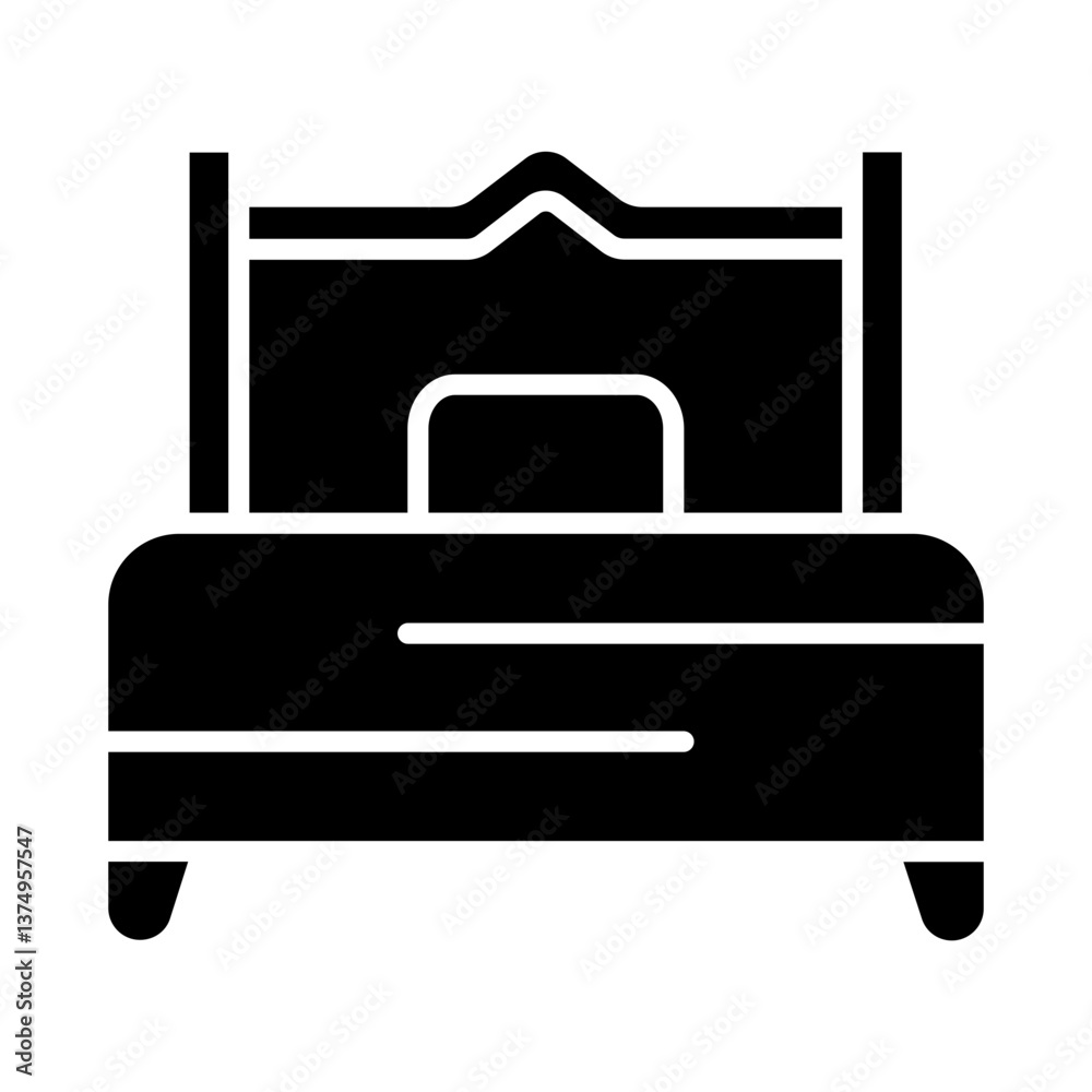 Single Bed Icon Single Bed Icon