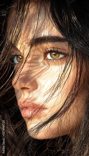 Woman Portrait Sunlight