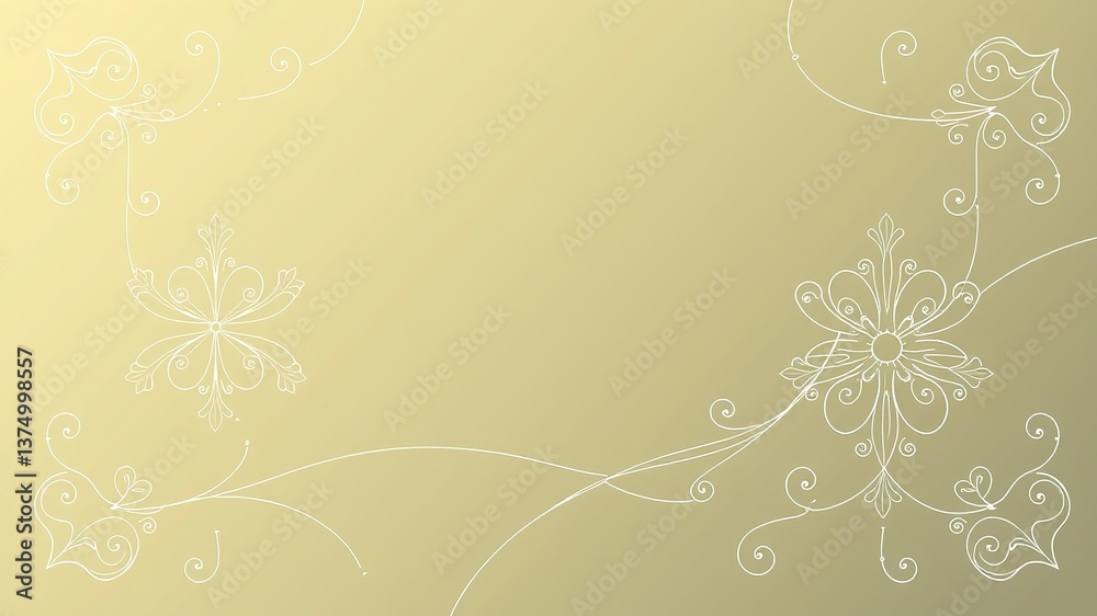 Sophisticated Geometric Patterns on a Clear Background Sophisticated Geometric Patterns on a Clear Background