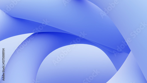 Fototapeta Naklejka Na Ścianę i Meble -  Abstract background illustration of animated lines,there is a coordination of soft blue lines, 3D rendering