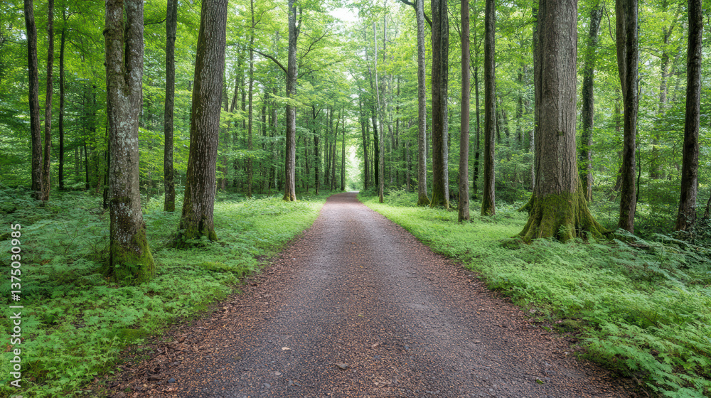 serene forest pathway surrounded by tall trees and lush greenery invites exploration and serene forest pathway surrounded by tall trees and lush greenery invites exploration and