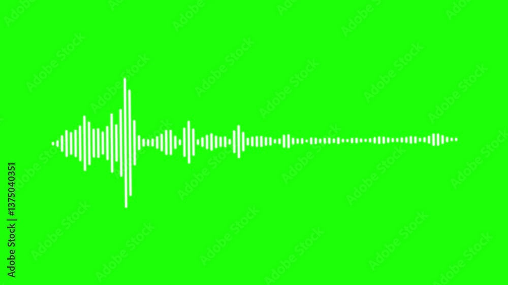 Animation video white abstract audio sound visualizer wave spectrum, audio wave or frequency digital animation,
Audio waveform spectrum animation. line digital minimalist sound wave animation,
