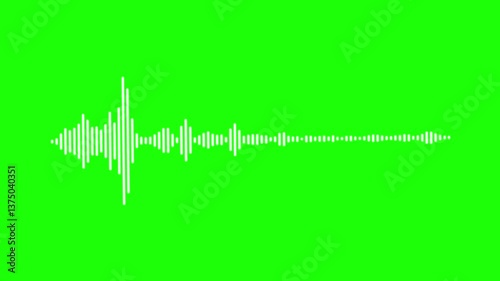 Animation video white abstract audio sound visualizer wave spectrum, audio wave or frequency digital animation,
Audio waveform spectrum animation. line digital minimalist sound wave animation,