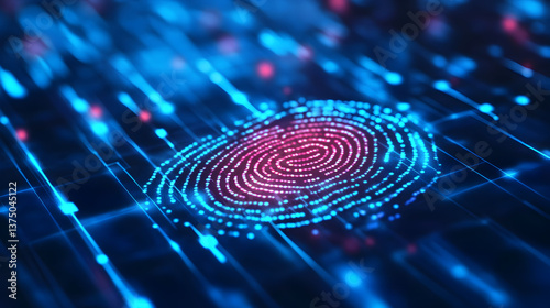 fingerprint authentication system verifying user identity in a secure environment 