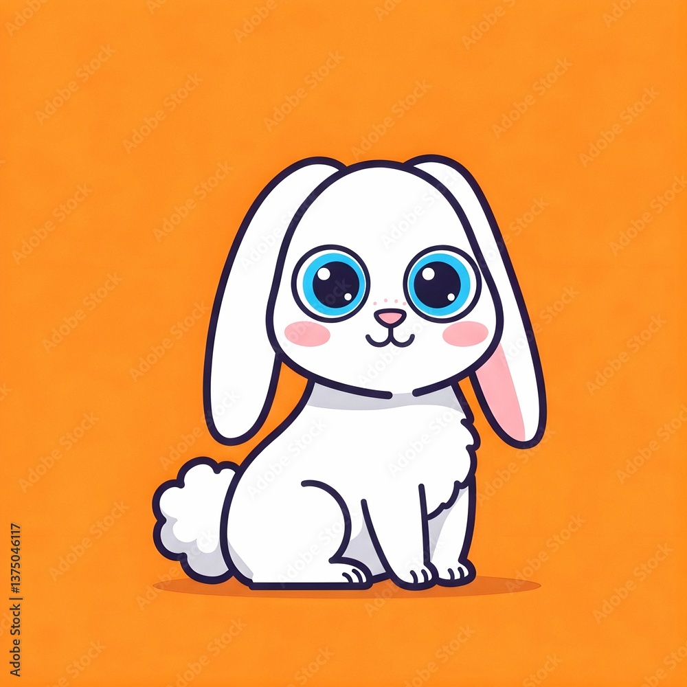 Obraz premium Rabbit vector illustration