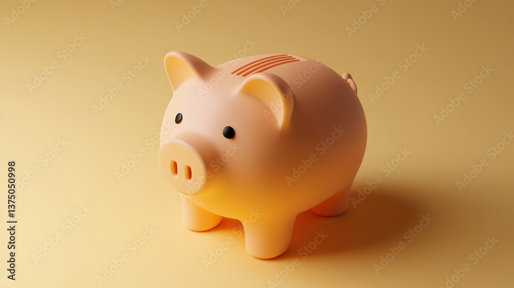 3D Design of a Single Piggy Bank with Expanding Features 3D Design of a Single Piggy Bank with Expanding Features