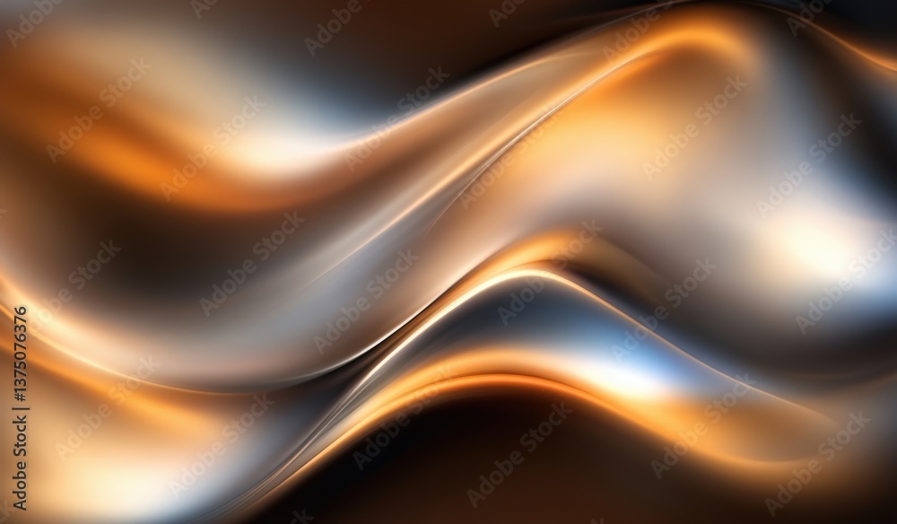 Obraz premium Abstract Liquid Flowing Design