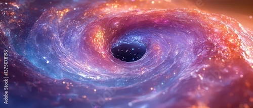 Purple abstract background swirled in the middle. A purple spiral with a hole in the middle. A colorful, swirling galaxy with a purple and blue swirl in the middle. Blue and purple space hole