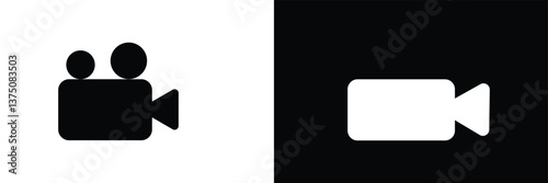  Video camera icon vector. Video camera icon vector Illustration, movie icon, video camera icon . EPS 10 . 