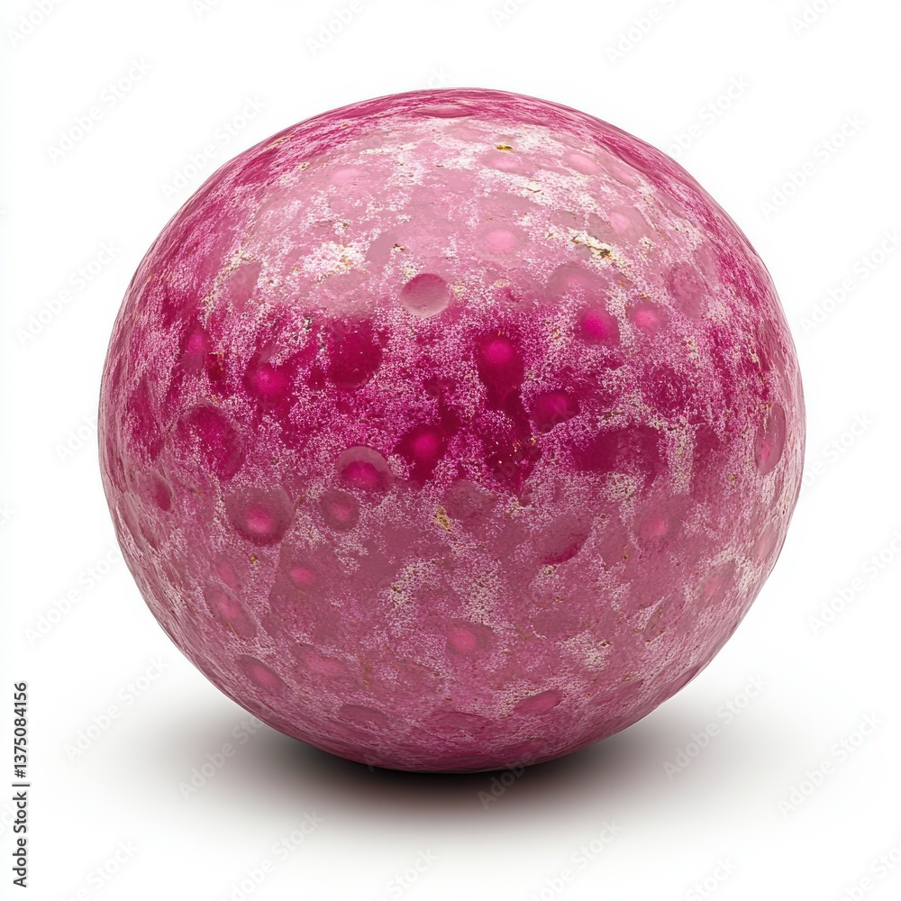 Macro Shot of Single Raspberry Sphere Isolated on White Background with Round Geometric Pattern and Fresh Texture for Food Photography and Artistic Still Life Macro Shot of Single Raspberry Sphere Isolated on White Background with Round Geometric Pattern and Fresh Texture for Food Photography and Artistic Still Life