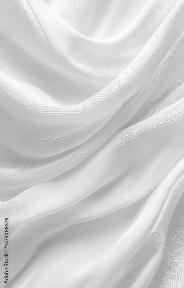 Obraz premium Smooth White Fabric Texture