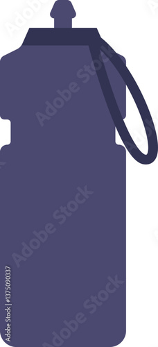 Sports bottle for water vector illustration