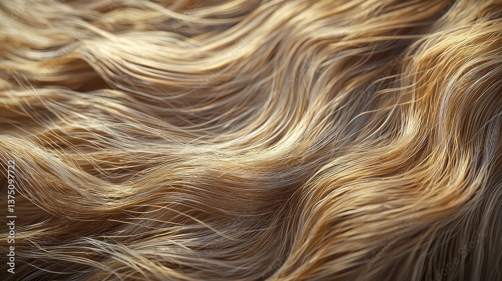 A beachy, tousled hair 3D render with sun-kissed highlights and natural movement. A beachy, tousled hair 3D render with sun-kissed highlights and natural movement.