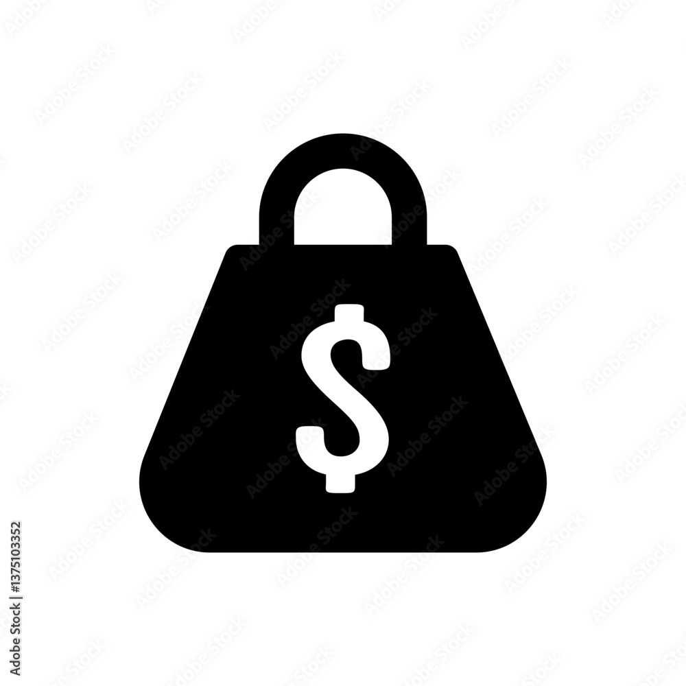 Dollar sign icon vector Dollar sign icon vector