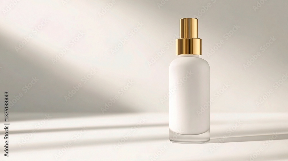 Elegant High-End Skincare Bottle with Luxurious Design and Finish Elegant High-End Skincare Bottle with Luxurious Design and Finish