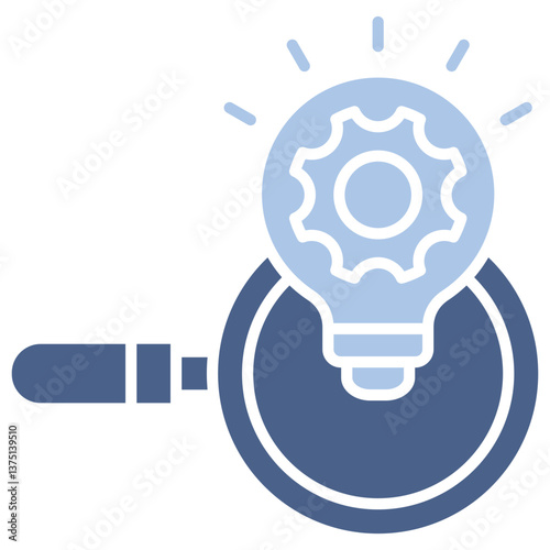 Discovery Flat Blue Icon