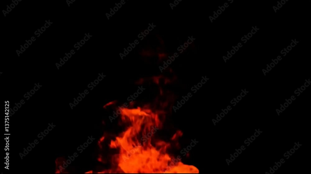 Wildfire-inspired explosion with curling flames on black screen Wildfire-inspired explosion with curling flames on black screen