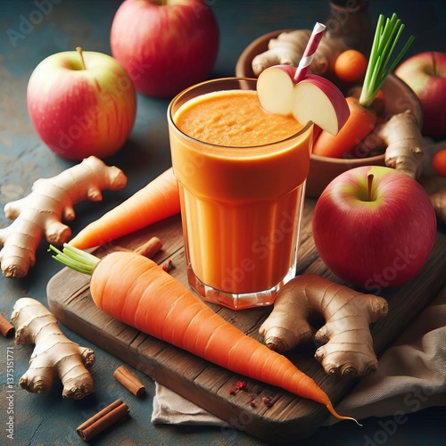 Carrot Ginger Apple Smoothie