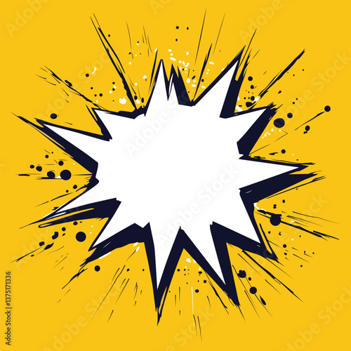 Explosive Expressions, Comic Burst Frames in Action