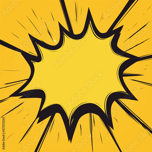 Explosive Expressions, Comic Burst Frames in Action