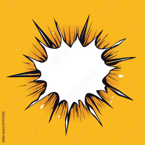 Explosive Expressions, Comic Burst Frames in Action