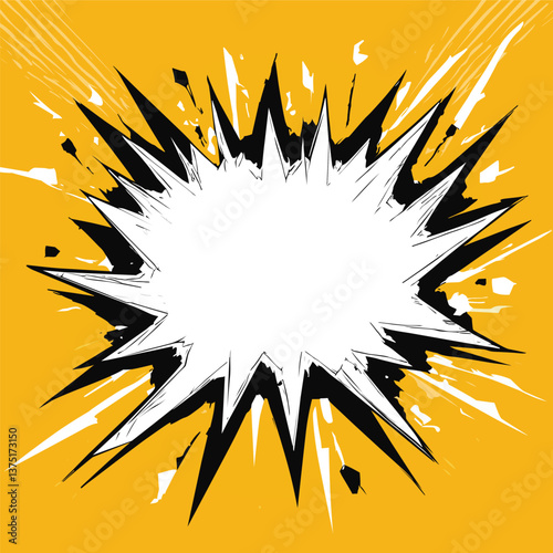 Explosive Expressions, Comic Burst Frames in Action