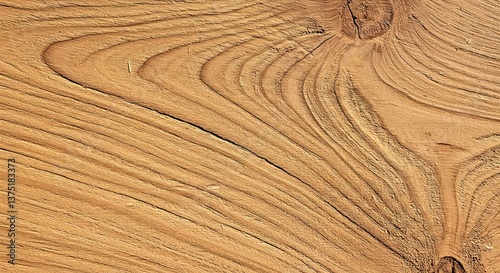 Rough Sawn Lumber With Visible Saw Marks and Grain