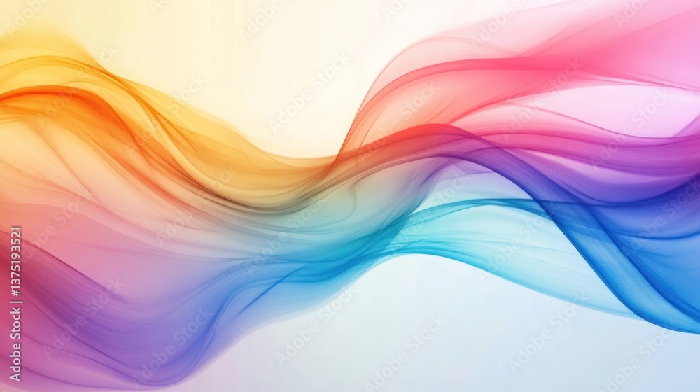 Abstract colorful flowing lines Abstract colorful flowing lines