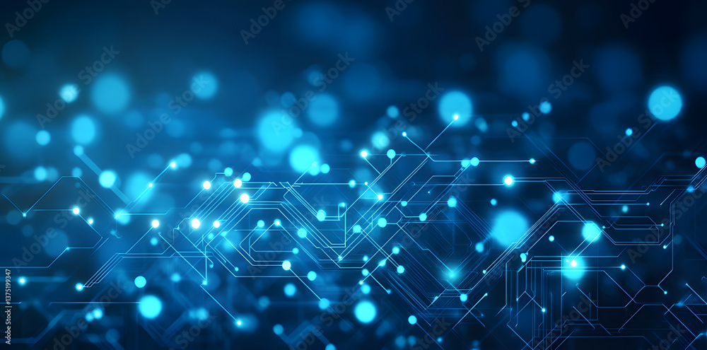 illustration 2d Abstract futuristic electronic circuit technology background design illustration 2d Abstract futuristic electronic circuit technology background design